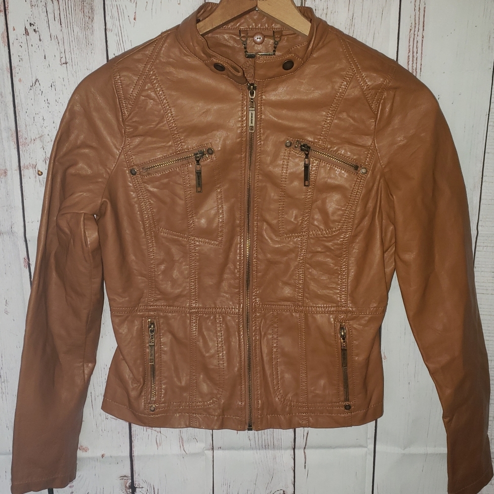 Jou Jou Faux-leather Jacket